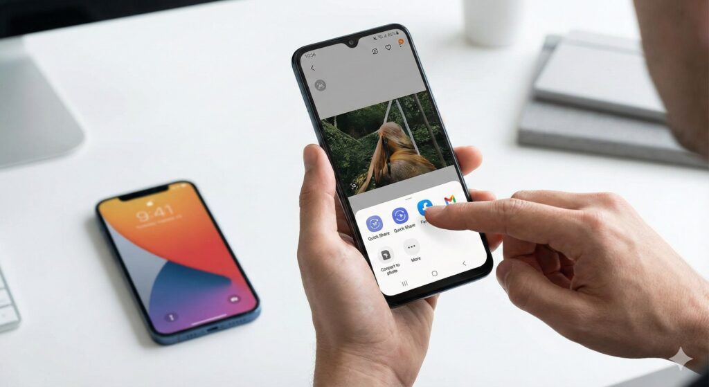 android to iphone air drop