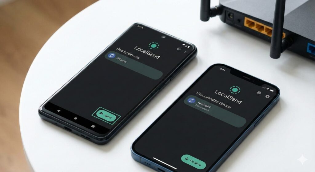 android to iphone air drop
